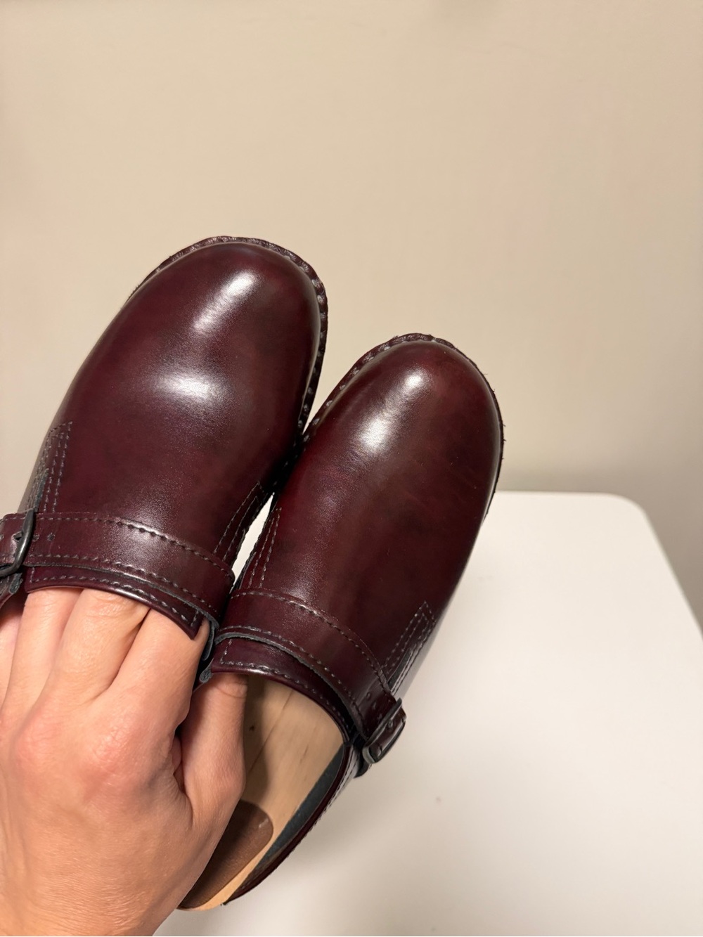 Swedish Clogs Troentorp Raphael Brown Pull Up Shoe Women’s EU 39 US 9-9.5 - Picture 7 of 8